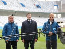 Глеб Никитин посетил стадион «Нижний Новгород»