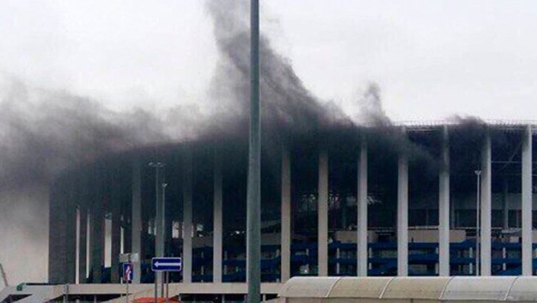 Стала известна причина пожара на стадионе «Нижний Новгород» (фото, видео с места происшествия)
