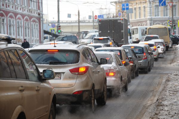 Нижний Новгород сковали 7‑балльные пробки