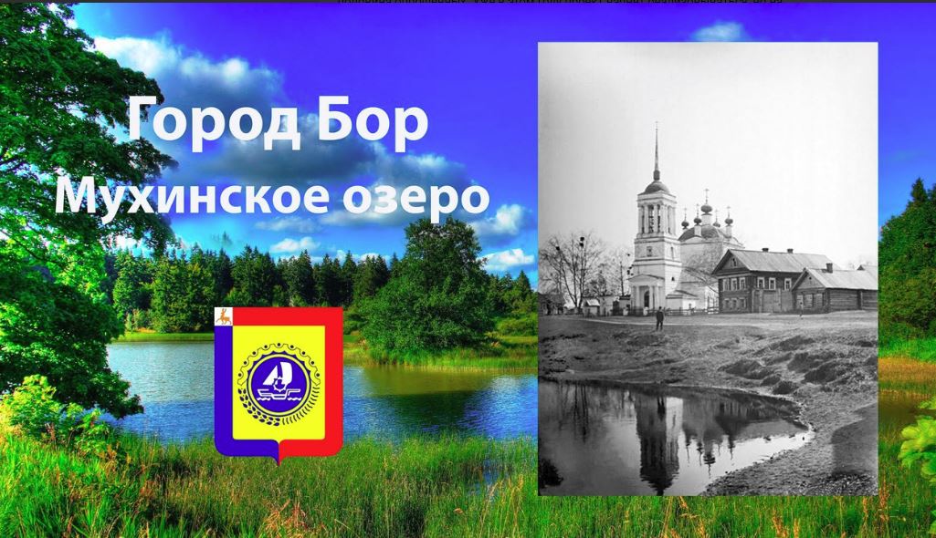 Г боров. Герб города Бор Нижегородской области. Озера город Бор. Герб города Бор фото. Открытки город Бор.