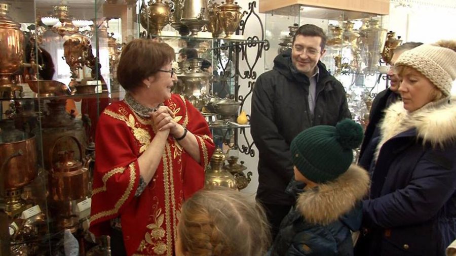 Глеб Никитин вместе с семьей отметил Масленицу в старинном городе Городце