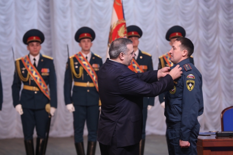 Нижегородскому пожарному вручили государственную награду