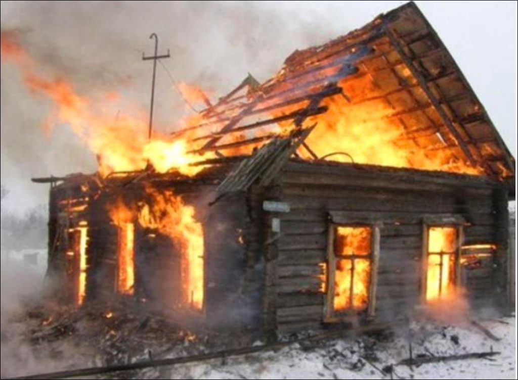 В Сосновском районе опять пожар