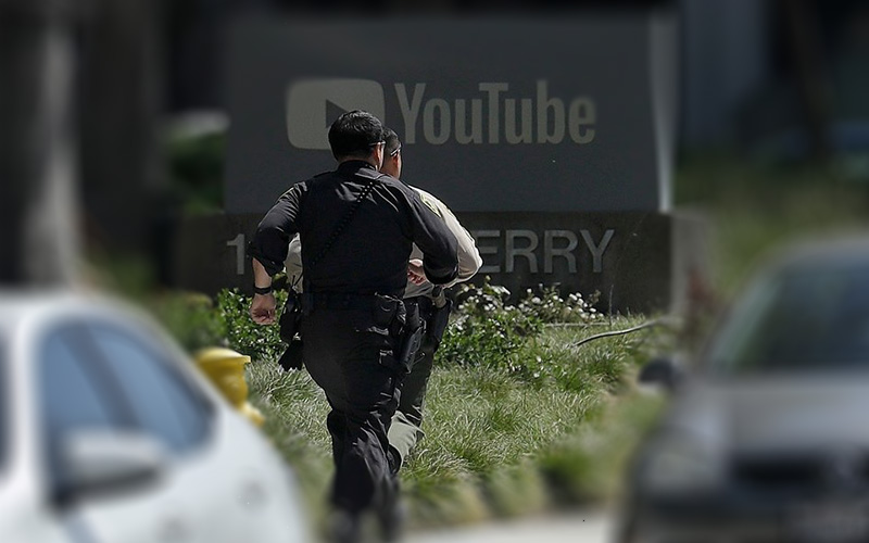 Женщина расстреляла сотрудников видеосервиса YouTube в Калифорнии