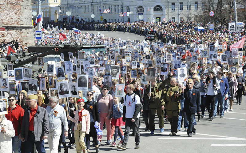Около полумиллиона человек приняли участие в праздничных мероприятиях 9 Мая в Нижегородской области