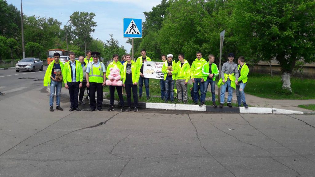 Нижегородские студенты провели акцию «Береги пешехода!»