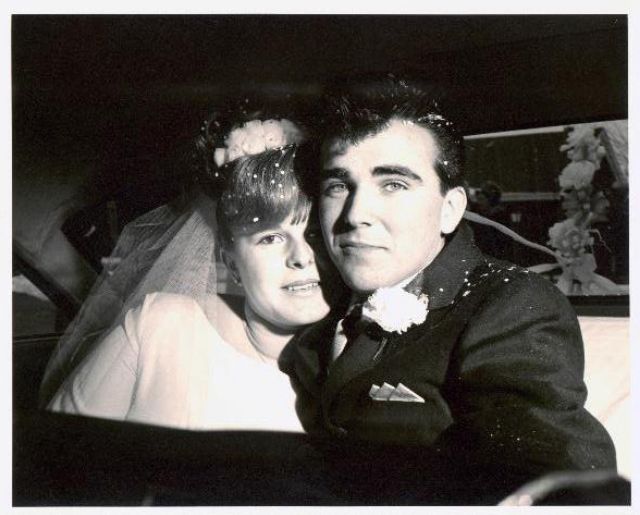 One of my parents' wedding pictures. Fred & Elaine Collins, January 22nd, 1966