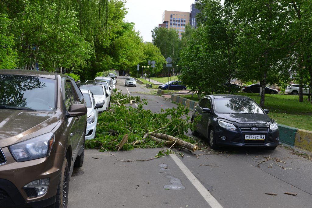 Новый ураган обрушился на Нижний Новгород