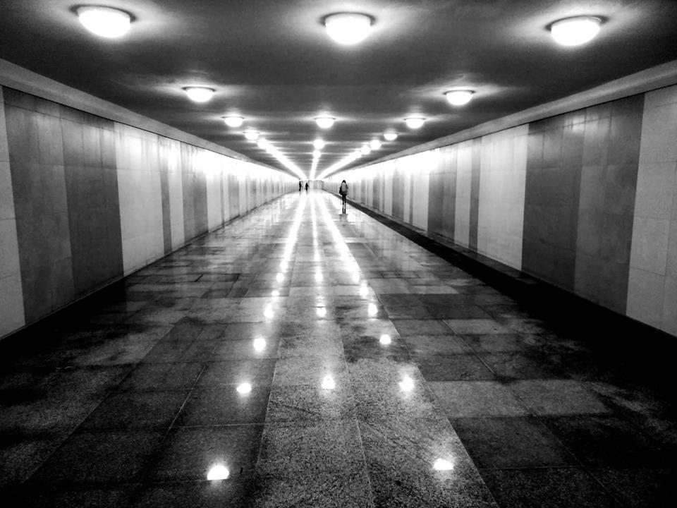 Нижегородский Солярис, или станция метро «Стрелка» в стиле black&white