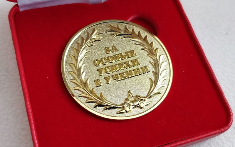 Дмитрий Сватковский вручил золотые медали выпускникам Советского района