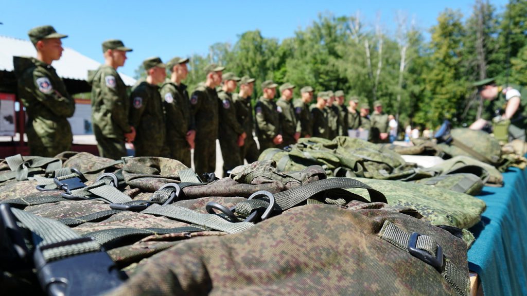 Старшеклассников приняли в «Гвардейцы» в Нижегородской области