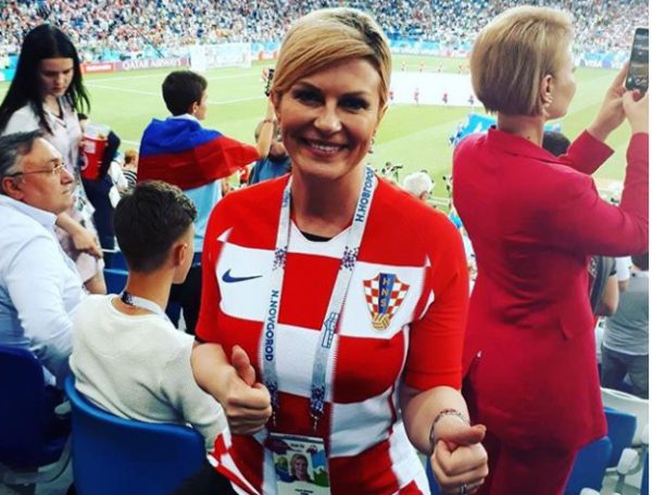 Браво, огонь! Президент Хорватии поздравила национальную сборную с выходом в финал ЧМ-2018