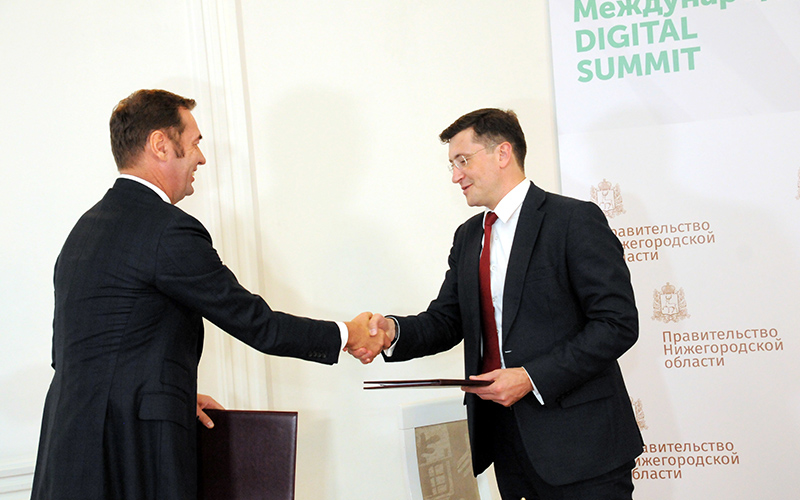 Глеб Никитин подписал соглашение с АО «ЭР-Телеком Холдинг» о сотрудничестве в развитии телекоммуникационной инфраструктуры