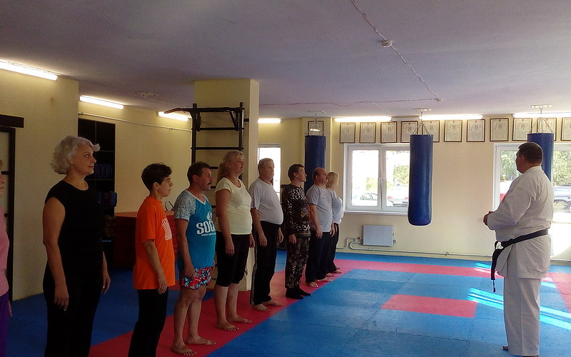 В Нижнем Новгороде открылись уникальные курсы каратэ для пенсионеров
