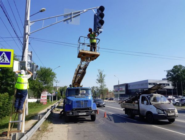 15 новых светофоров появились в Нижнем Новгороде