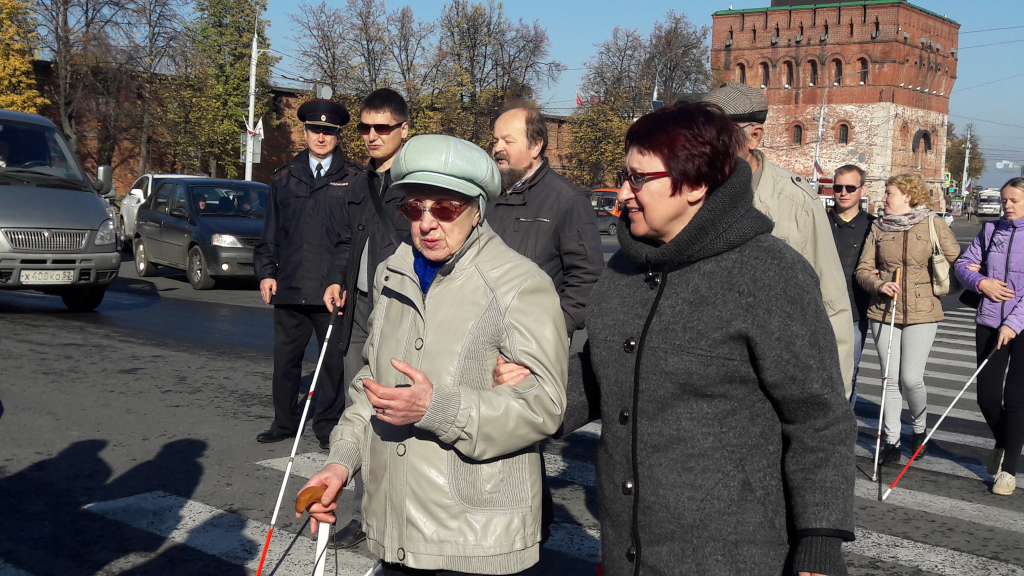 Акцией «Белая трость» завершился правовой марафон для пенсионеров в Нижегородской области