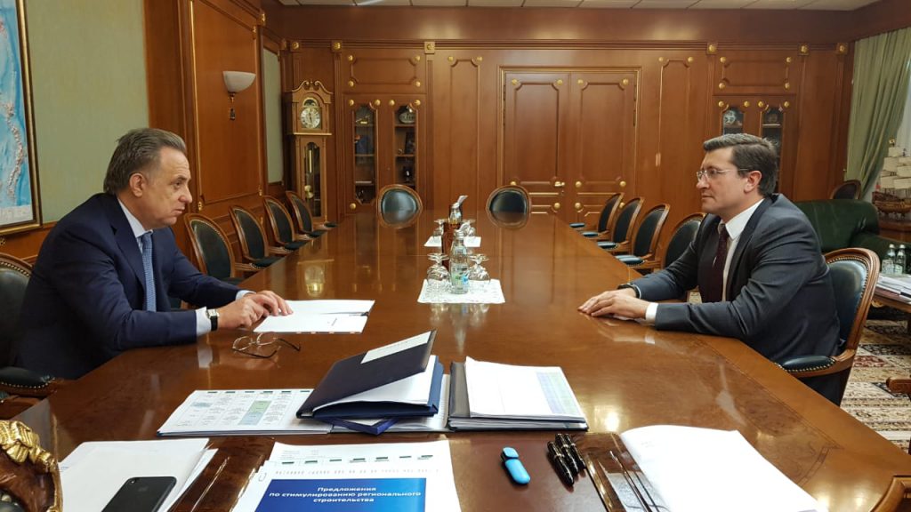 Глеб Никитин и Виталий Мутко провели рабочую встречу в Москве