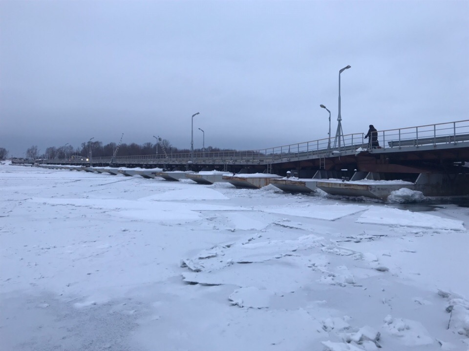Наплавной мост через Оку откроется в Нижегородской области