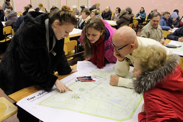 Зона для воркаута, беседки и павильоны. Проект благоустройства парка «Дубки» обсудили в Нижнем Новгороде