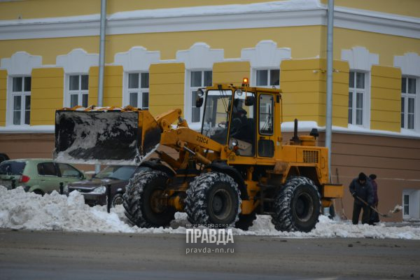 Больше тысячи кубометров снега вывезли с нижегородских дорог за сутки