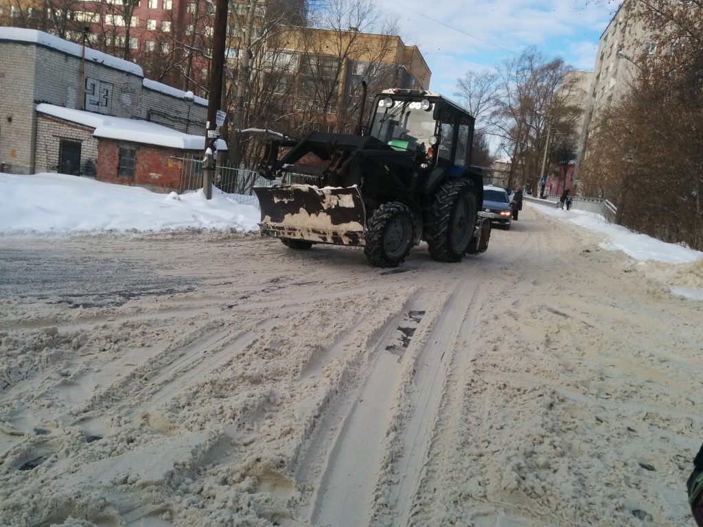 Владимир Панов недоволен уборкой дворов от снега