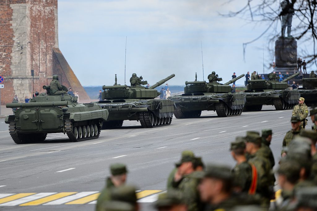 Артиллерийские установки прибыли в Нижний Новгород для участия в параде Победы 9 мая