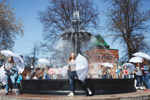 Сезон фонтанов открывается в Нижнем Новгороде