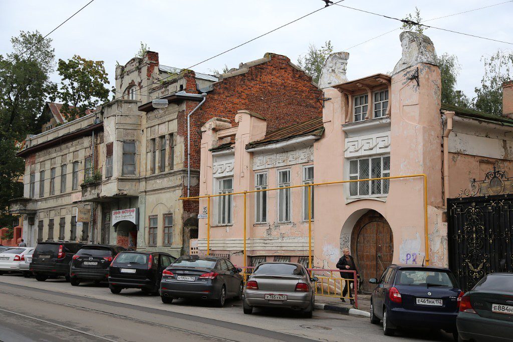 Начался ремонт знаменитого в Нижнем Новгороде дома