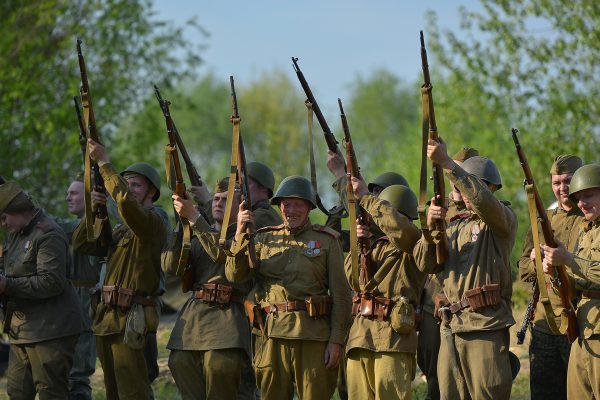 В Нижнем Новгороде реконструировали события 1945 года