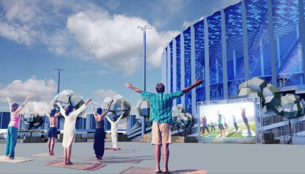 Видео дня. Площадка «Спорт Порт» откроется на стадионе «Нижний Новгород»
