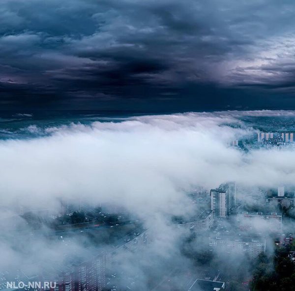 Фото дня. Нижний Новгород утонул в тумане