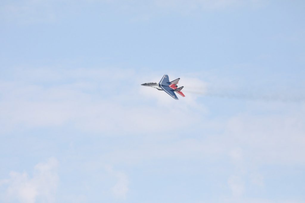 Уникальное авиашоу в исполнении самолета МИГ-29 увидели нижегородцы