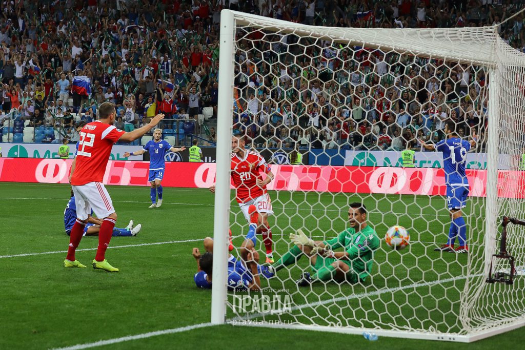 Глеб Никитин поздравил сборную России с победой в матче против сборной Кипра