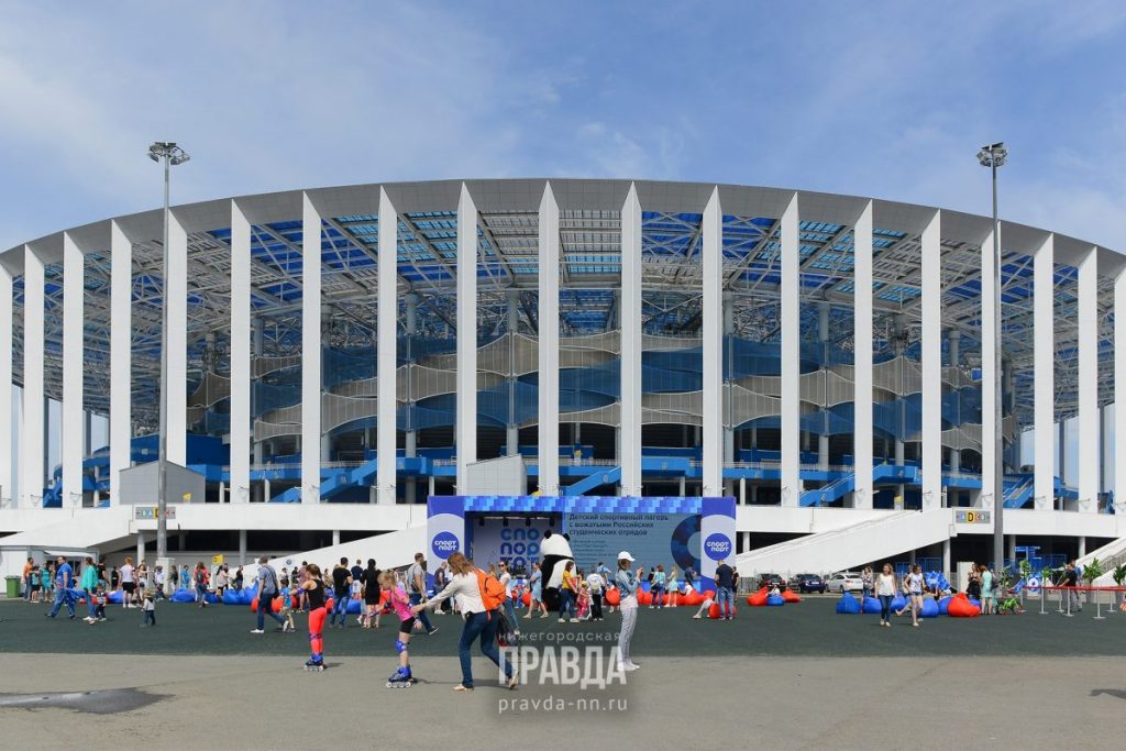 10 ярких кадров с открытия спортзоны у стадиона «Нижний Новгород»
