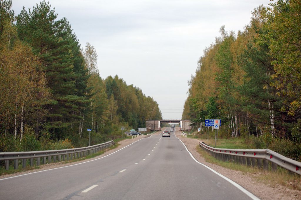 Дорожное покрытие на трассе Р‑158 в Нижегородской области обновят