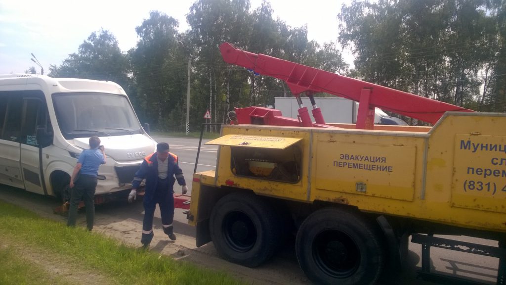 В Нижегородской области автобус нелегального перевозчика забрали на штрафстоянку прямо с маршрута