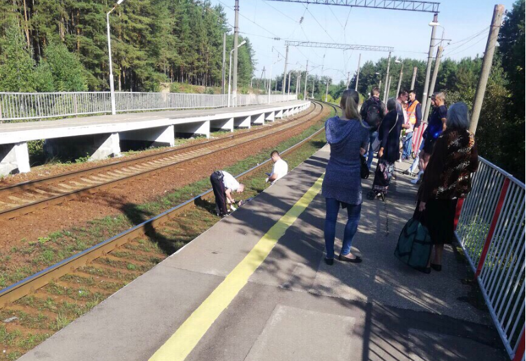 На станции «Дубравная» мужчина попал под поезд и погиб