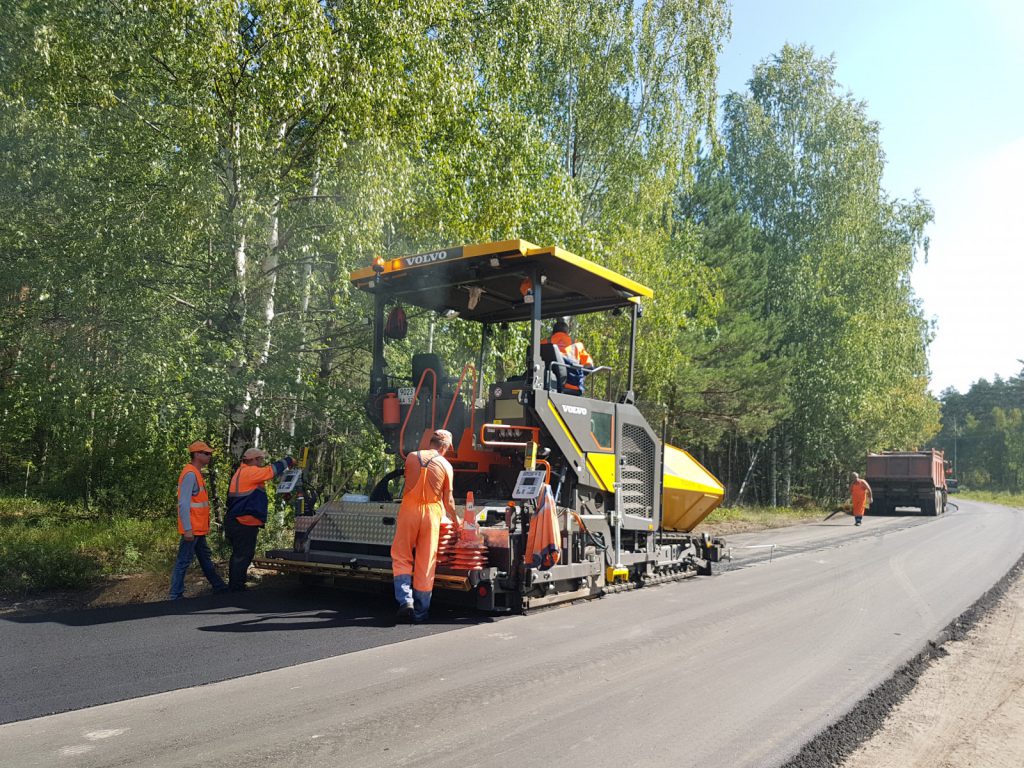 В Первомайском районе дорога отремонтирована по ресурсосберегающей технологии