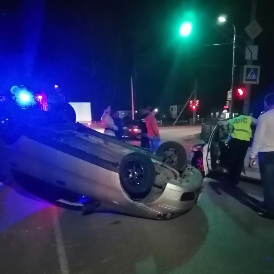 Пьяный водитель протаранил машину ГИБДД в Нижегородской области