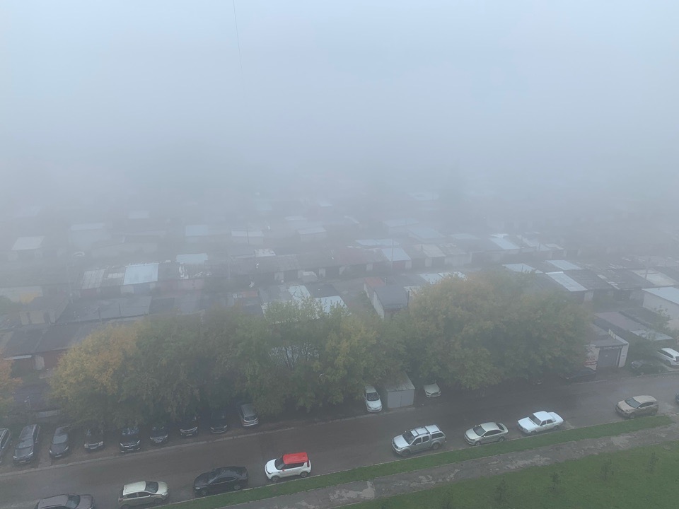 Густой туман окутал Нижний Новгород: День города пройдет под дождем