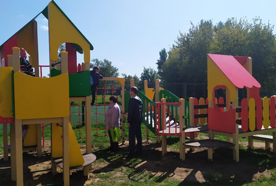12 детских площадок установили во дворах Сормовского района