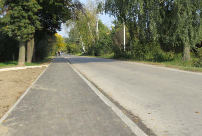 Пешеходный тротуар в поселке Новое Доскино построили после обращения жителей к главе города