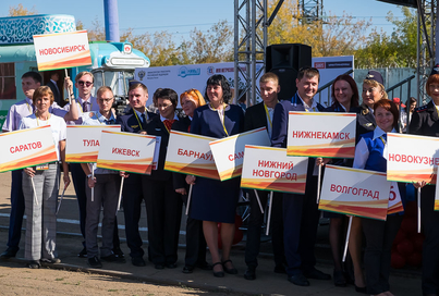 Нижегородские водители заняли первое место в номинации «Лучший водитель трамвая марки Спектр 71 – 407» на всероссийском конкурсе