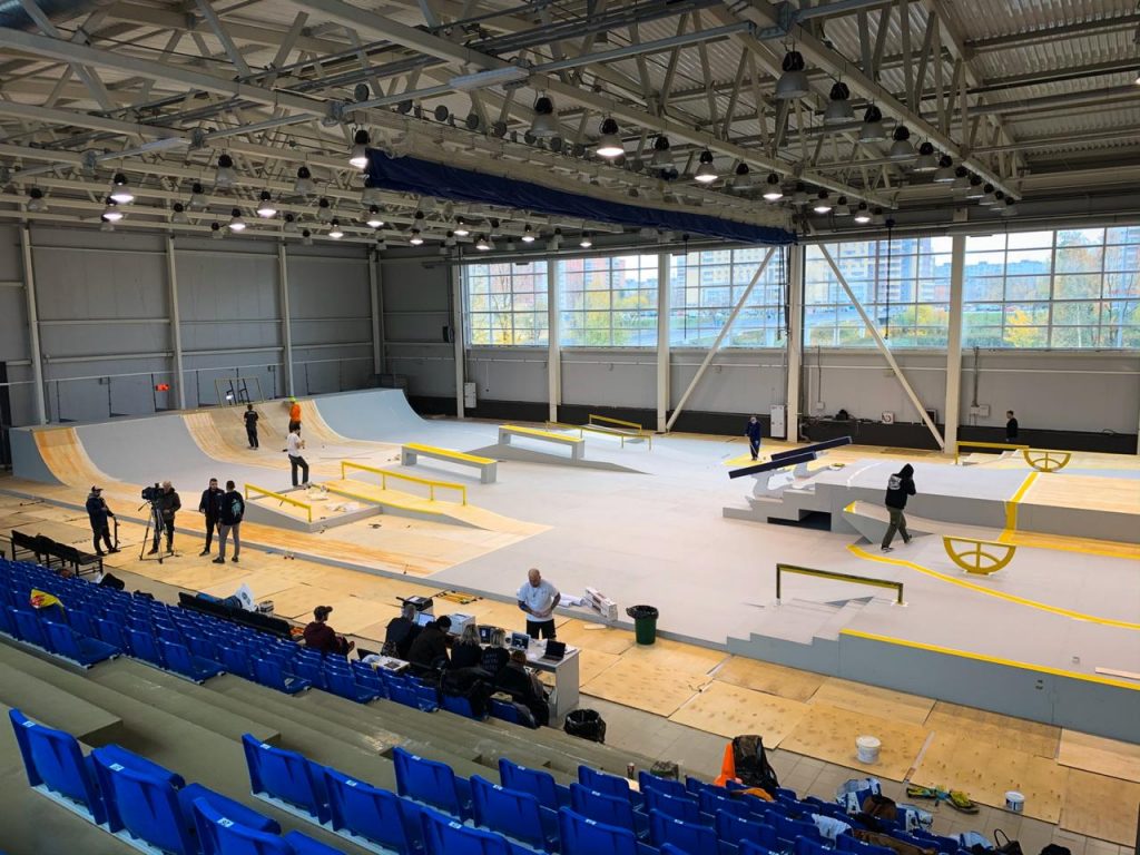 В ФОКе «Мещерский» завершается подготовка к Чемпионату Европы по скейтбордингу