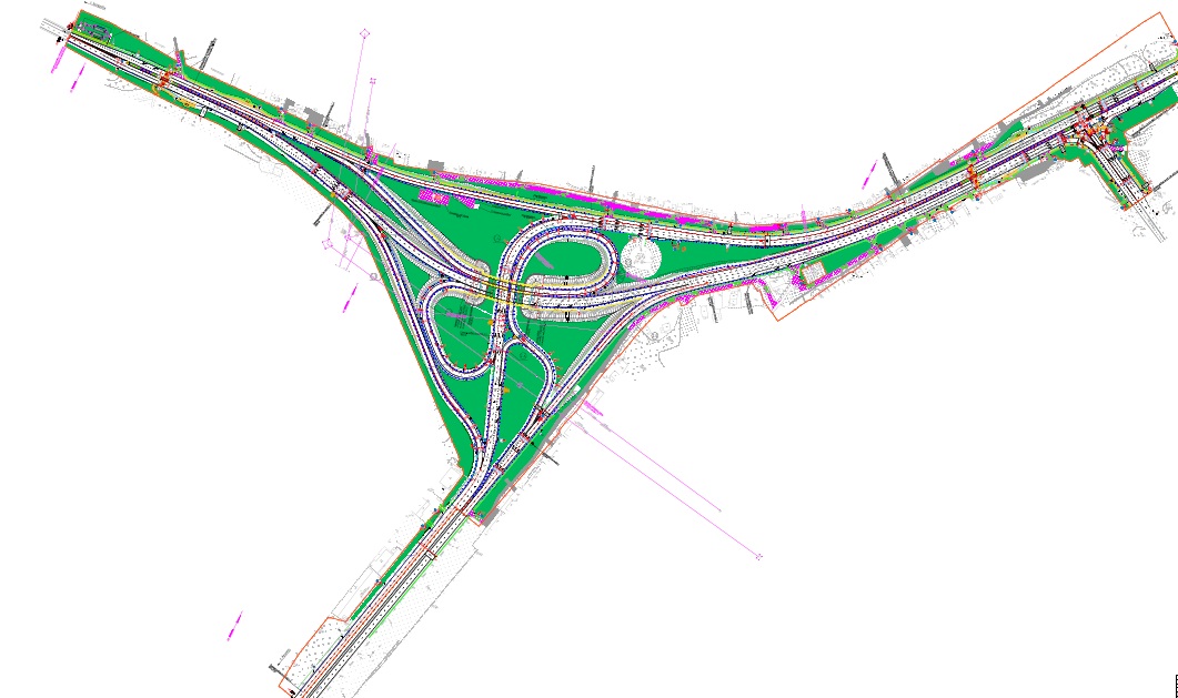 Схема транспортной развязки в ольгино