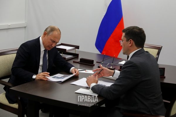 Глеб Никитин представил Владимиру Путину проект строительства онкоцентра в регионе