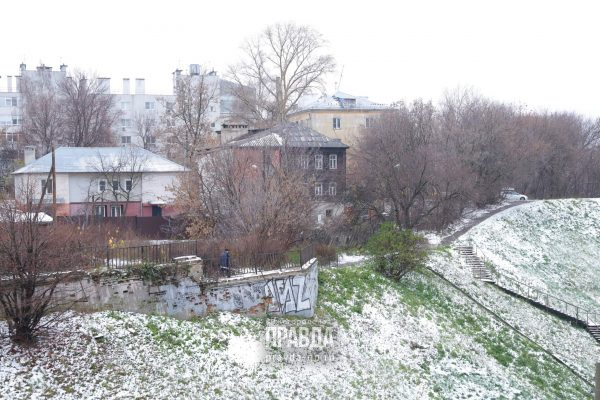 Зима, привет: первый снег лег ночью в Нижнем Новгороде (ФОТО)