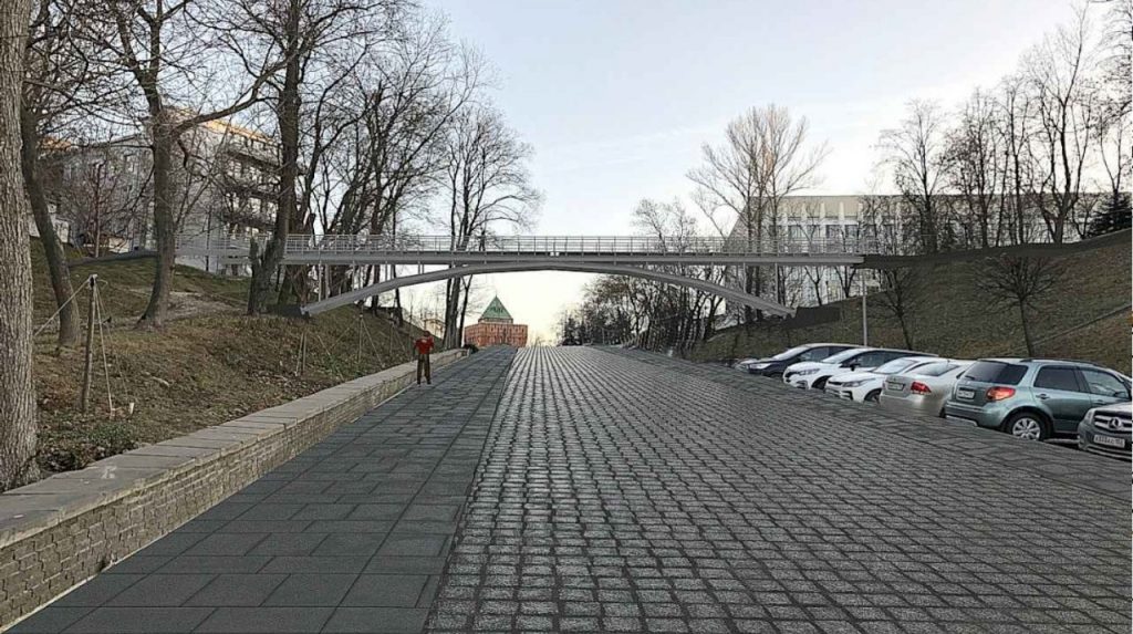 Проект строительства пешеходного моста в Кремле обсудили члены Архитектурного совета Нижегородской области