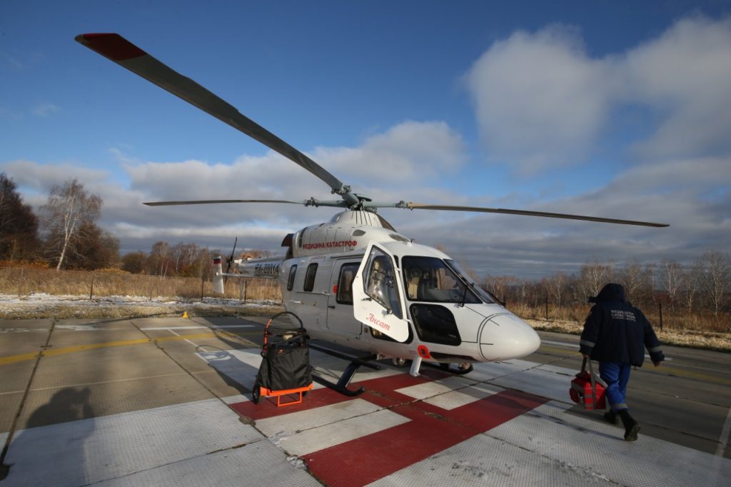 Вертолёт санавиации эвакуировал жителя Уреня в Нижний Новгород