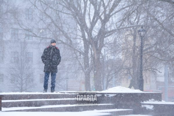 Снежная погода ожидает нижегородцев на новой рабочей неделе